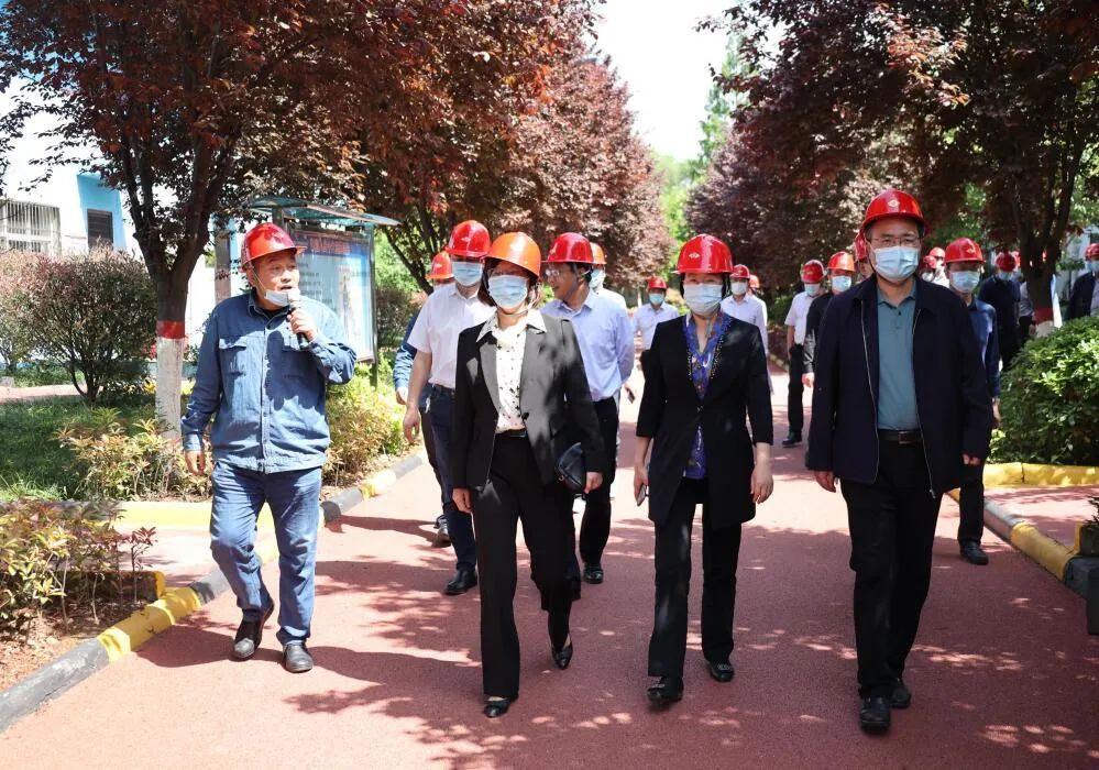 南鄭區代表團一行到公司參觀交流