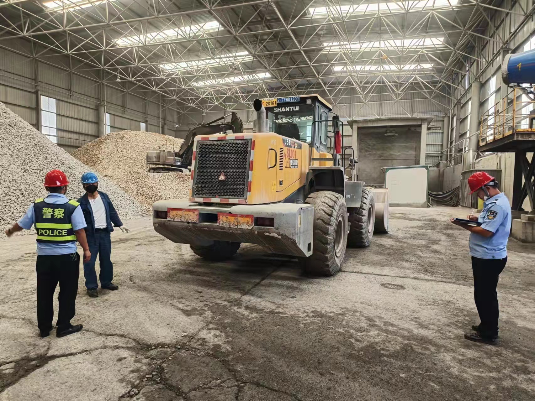 保衛(wèi)部開展非道路移動(dòng)機(jī)械專項(xiàng)檢查 保衛(wèi)部開展非道路移動(dòng)機(jī)械專項(xiàng)檢查