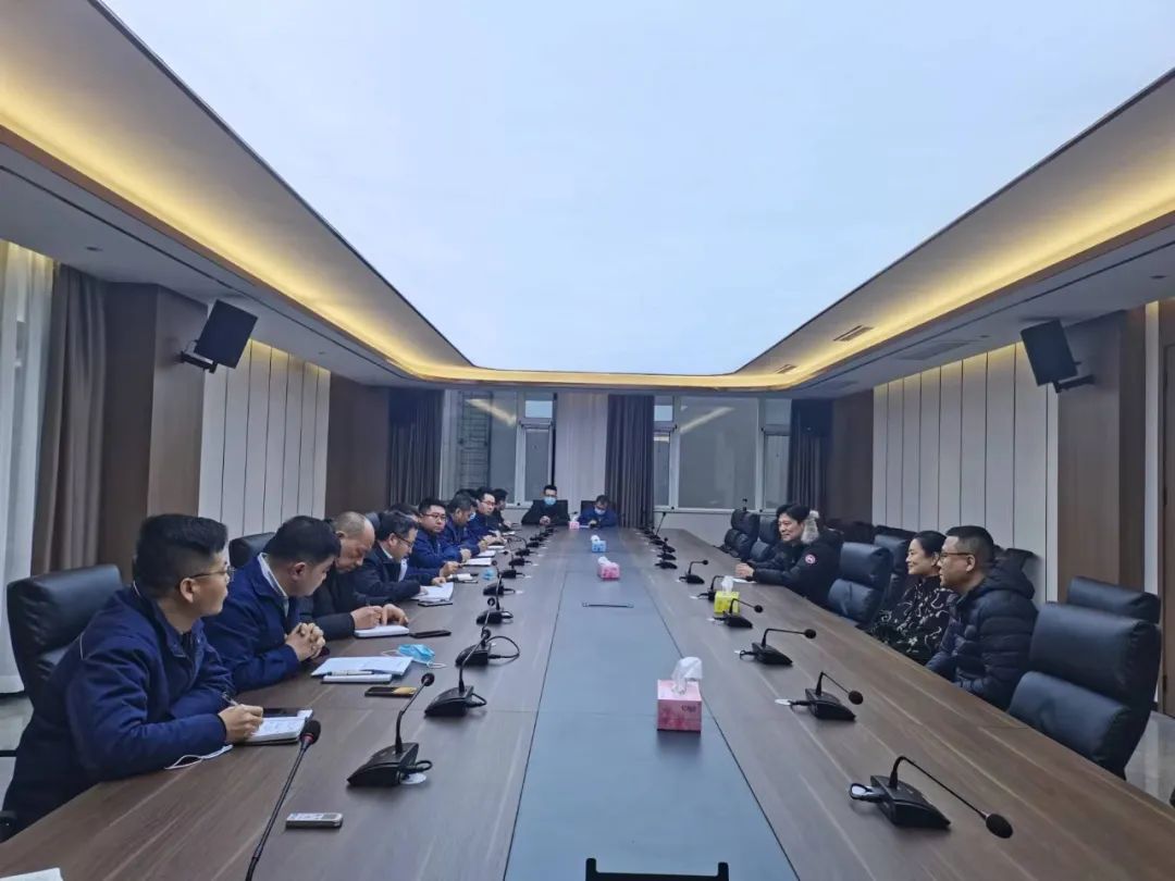 安波到漢中禹龍科技新材料有限公司、漢中和信金屬制品有限公司調研
