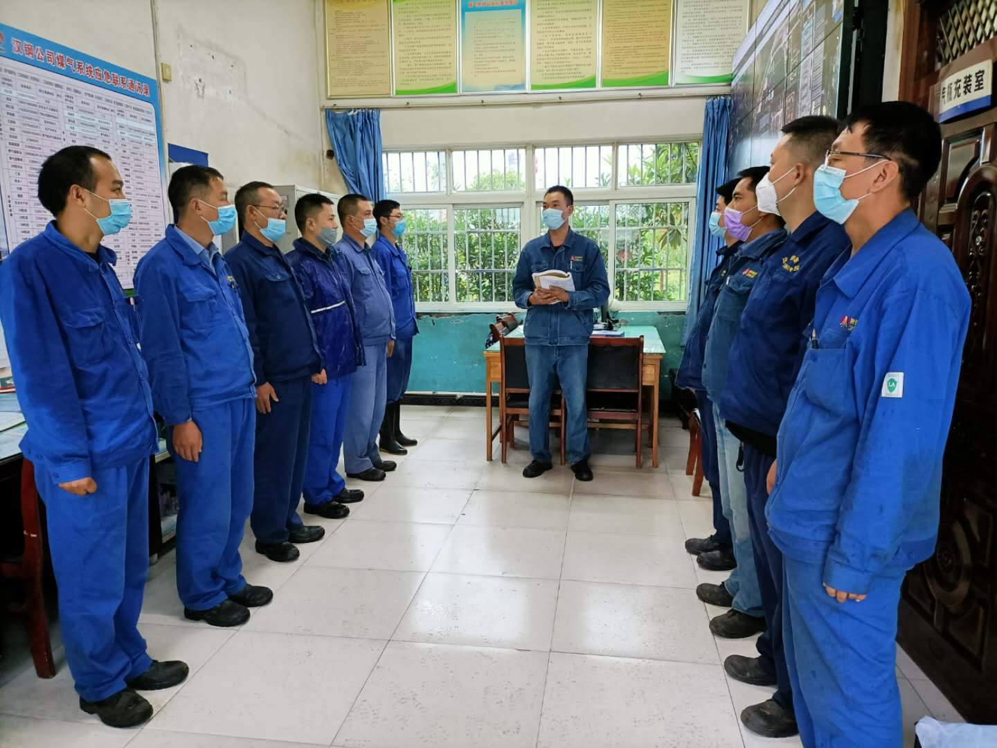 百日安全,煤氣防護站這么做 百日安全,煤氣防護站這么做